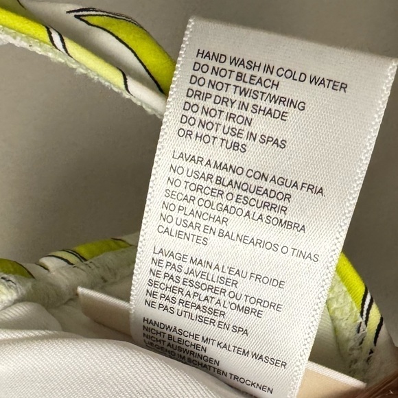 MICHAEL Michael Kors Womens Green Cut-Out Printed One-Piece Swimsui, swimwear 10 - Picture 11 of 14